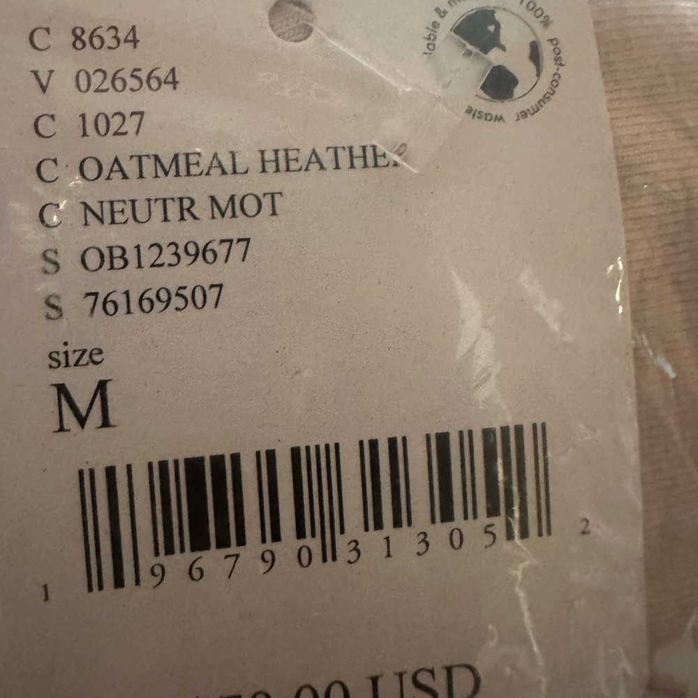 Free People Oatmeal Heather Top